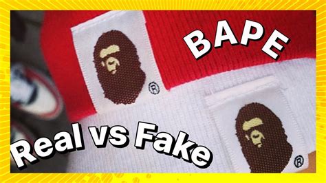 bape waist bag ss19 ori vs fake|how to identify a bape.